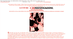 Desktop Screenshot of lettureedemistificazioni.guardareavanti.info