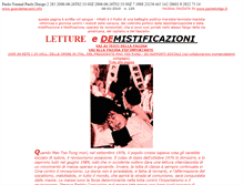 Tablet Screenshot of lettureedemistificazioni.guardareavanti.info